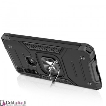 Wozinsky smūgiams atsparus dėklas su žiedu (telefonui Motorola Moto G8 Power)   